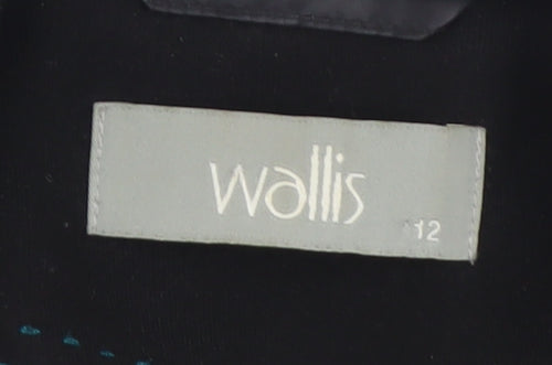Wallis Women's Black Size 12 Classic Regular Fit Blazer Jacket