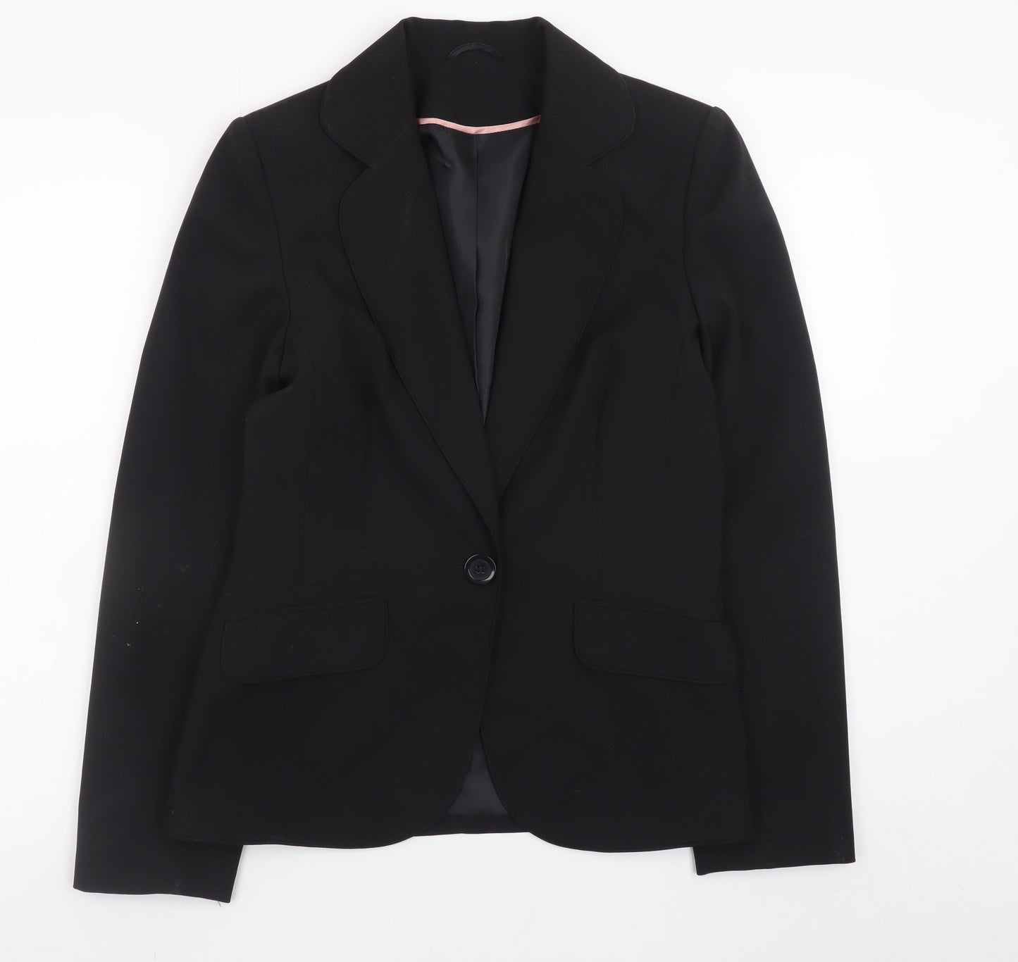 Dorothy Perkins Women's Black Size 10 Single-Breasted Blazer