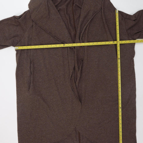 Colebrooke by Windsmoor Women Brown XXL Open Cardigan Wool Blend