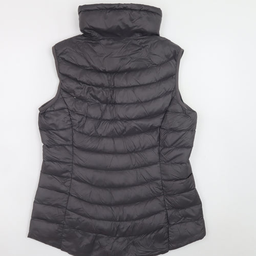 Fat Face Women's Grey Size 12 Puffer Sleeveless Waistcoat