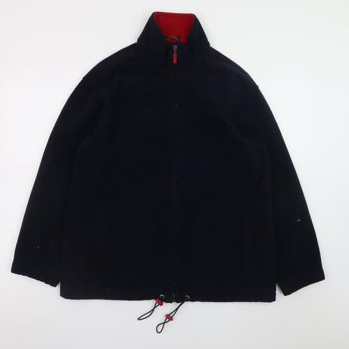 Marks and Spencer Men's Blue Fleece Full Zip Jacket UK 14