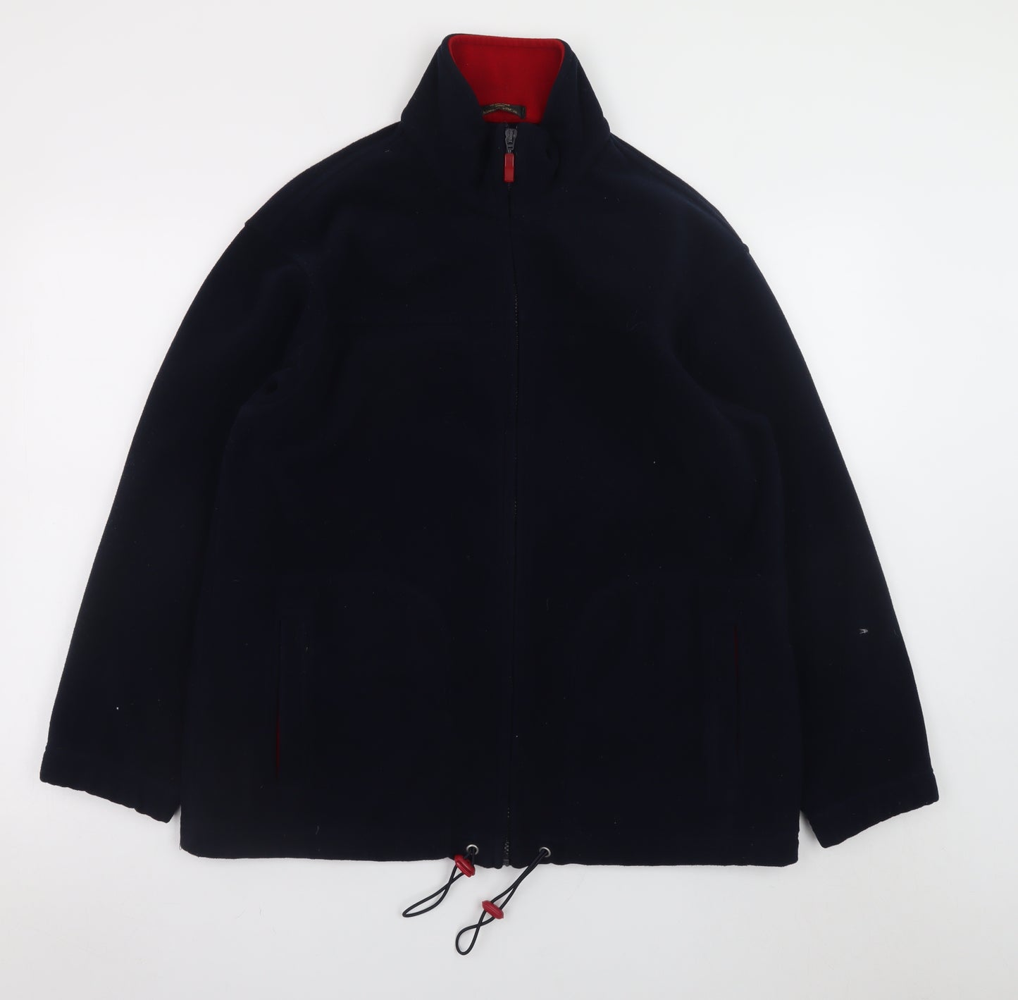 Marks and Spencer Men's Blue Fleece Full Zip Jacket UK 14