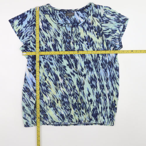 Marks and Spencer Women’s Blue Abstract Tunic Blouse UK 20