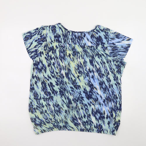 Marks and Spencer Women’s Blue Abstract Tunic Blouse UK 20