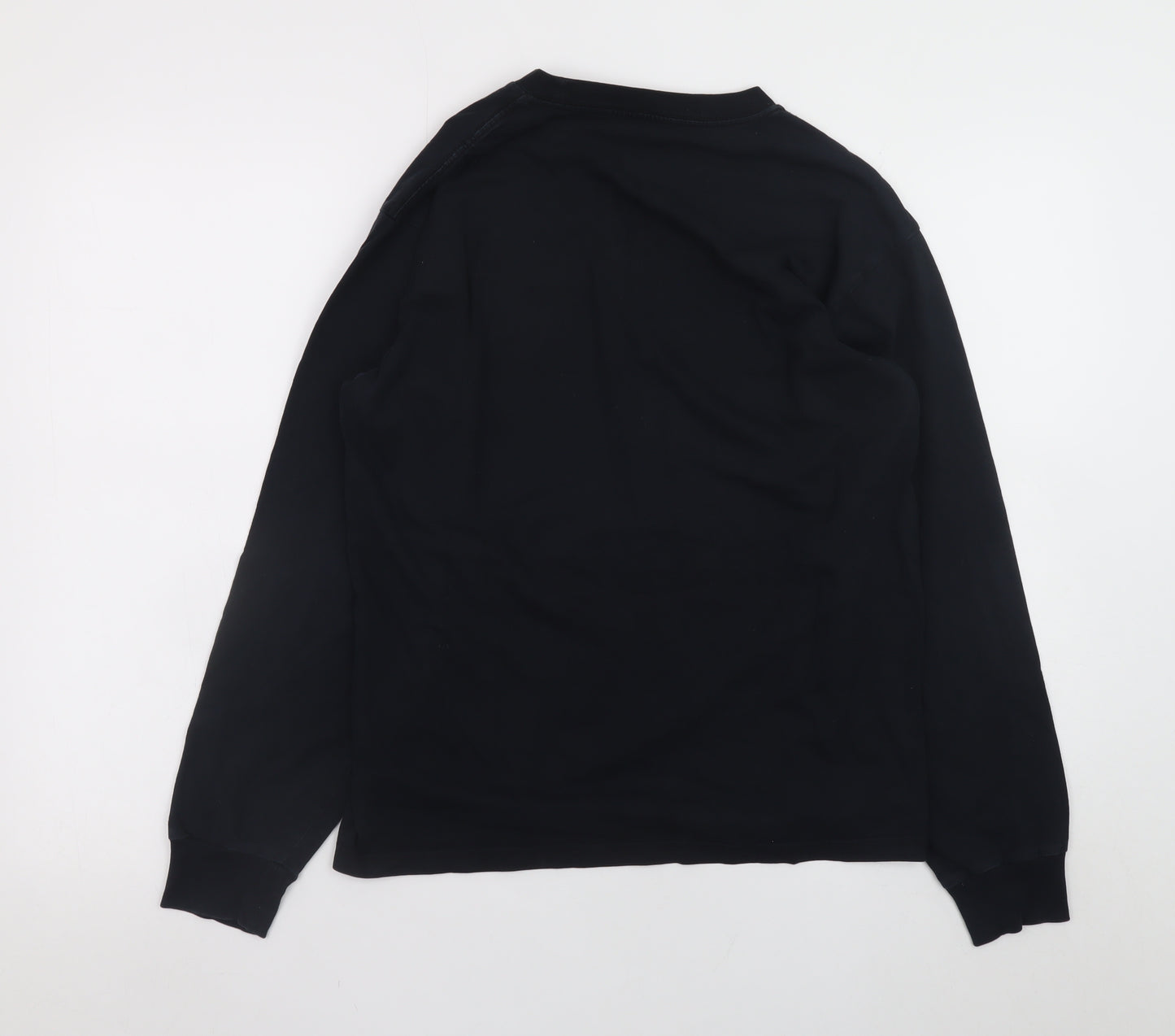 Vans Men's Black Long Sleeve Classic Fit Logo T-Shirt Size M