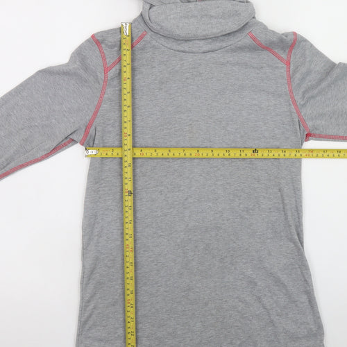 Crivit Women’s Grey Pullover Hoodie Size 14/16 Polyester Long Sleeve