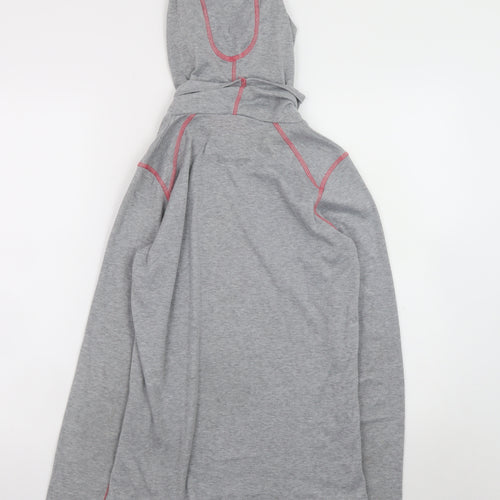 Crivit Women’s Grey Pullover Hoodie Size 14/16 Polyester Long Sleeve