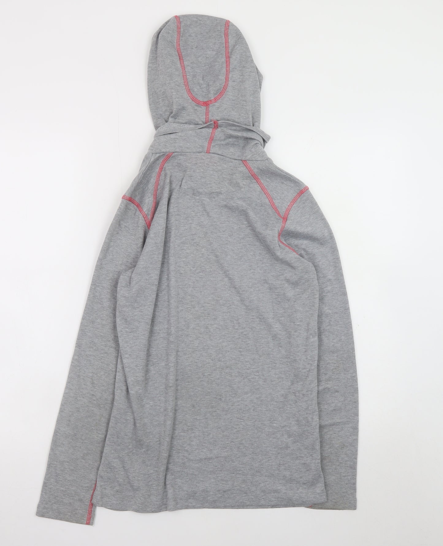 Crivit Women’s Grey Pullover Hoodie Size 14/16 Polyester Long Sleeve
