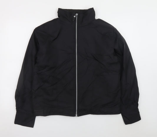 ELLE Sports Women's Black L Full Zip Lined Polyester Jacket