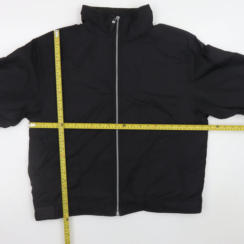 ELLE Sports Women's Black L Full Zip Lined Polyester Jacket
