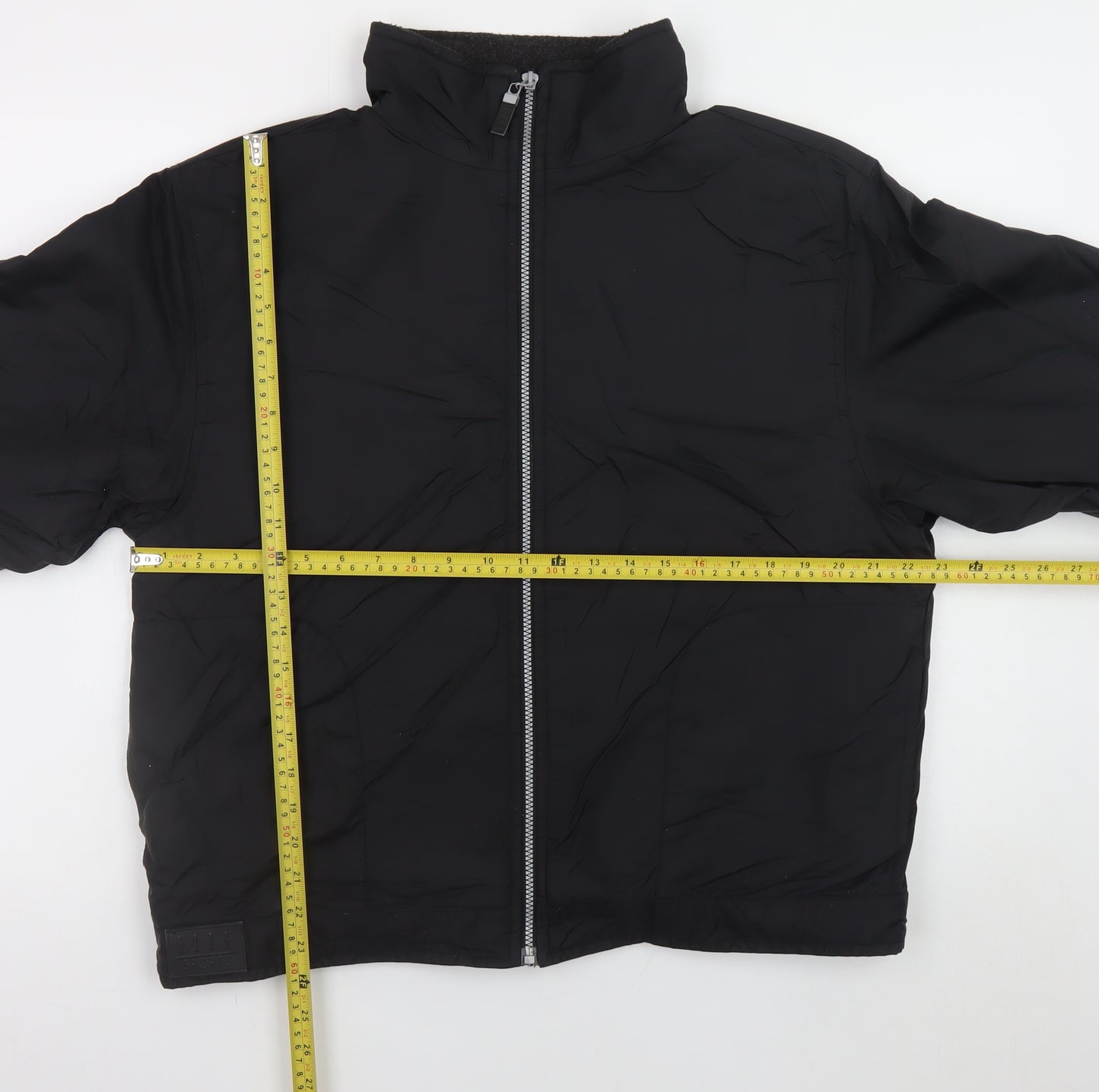 ELLE Sports Women's Black L Full Zip Lined Polyester Jacket