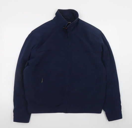 Dockers Men's Blue L Regular Fit Bomber Jacket