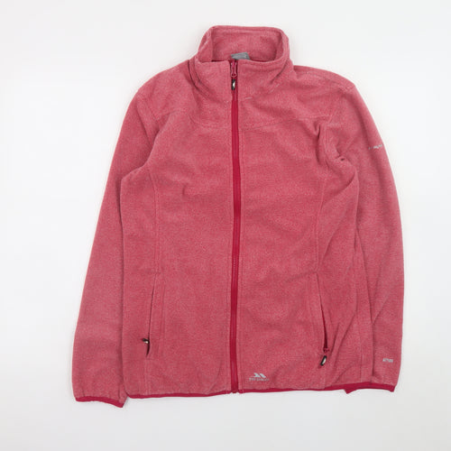 Trespass Women Pink Fleece Full Zip Jacket UK 12 M