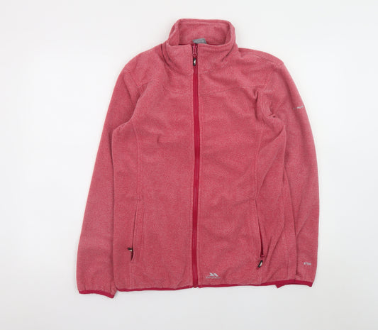 Trespass Women Pink Fleece Full Zip Jacket UK 12 M