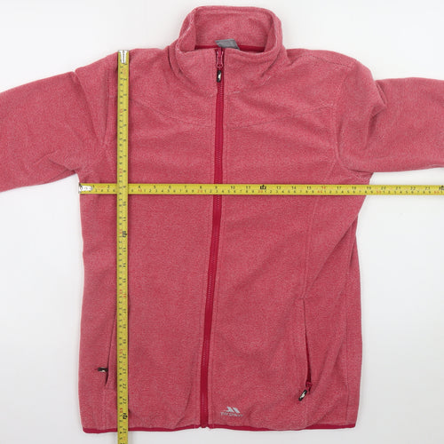 Trespass Women Pink Fleece Full Zip Jacket UK 12 M