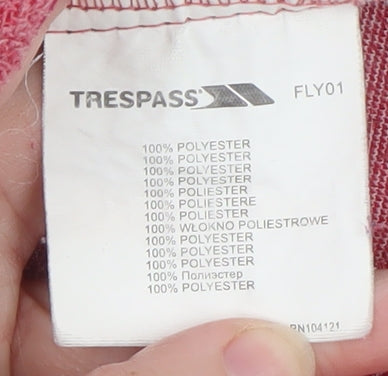 Trespass Women Pink Fleece Full Zip Jacket UK 12 M