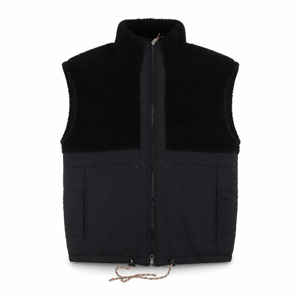 H&M Move Men's Black Fleece Bodywarmer Waistcoat M Regular