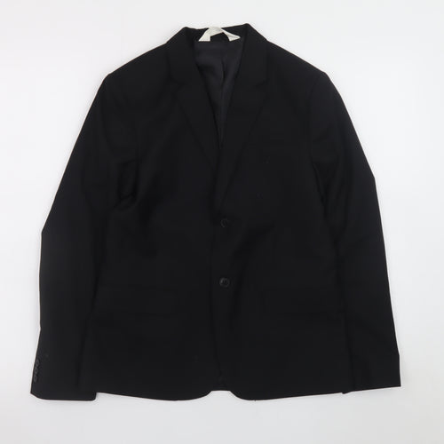 H&M Teens Black Single-Breasted Blazer Size 11-12Y