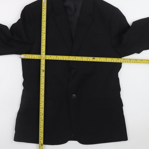 H&M Teens Black Single-Breasted Blazer Size 11-12Y
