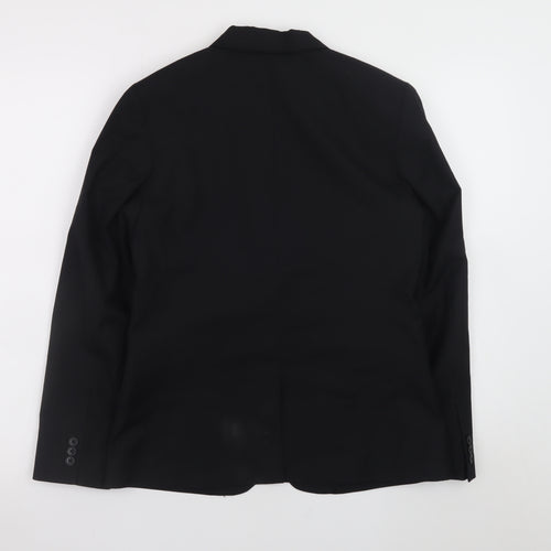 H&M Teens Black Single-Breasted Blazer Size 11-12Y
