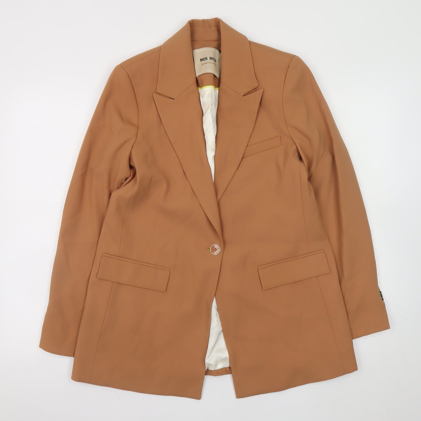 MOS MOSH Women's Brown Bine Leia Blazer Size 8 Regular Fit