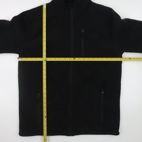 Peter Storm Mens Black Fleece Full Zip Outdoor Jacket Size L
