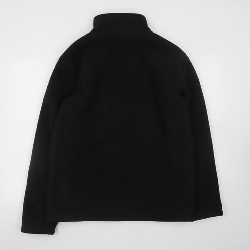 Peter Storm Mens Black Fleece Full Zip Outdoor Jacket Size L