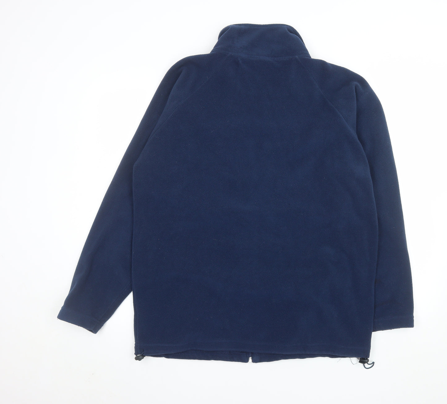 Cheers Men's Navy Blue Fleece Jacket Size S Full Zip Polyester