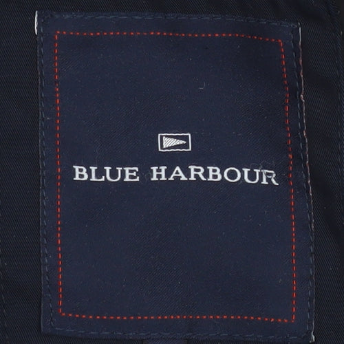 Marks and Spencer Blue Harbour Men's Blue Parka Coat Size S