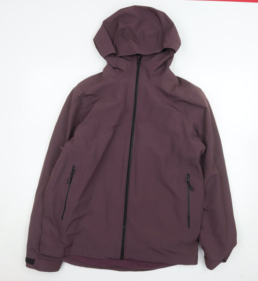 Marks and Spencer Women’s Purple Waterproof Hooded Jacket M