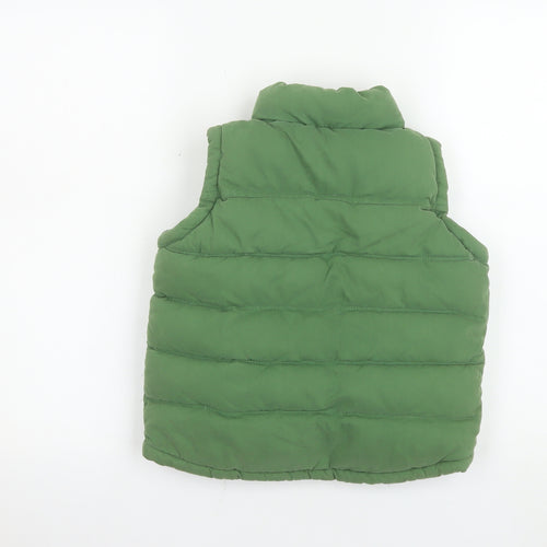 Joules Boys Green Padded Bodywarmer Gilet Age 7 Cotton Blend