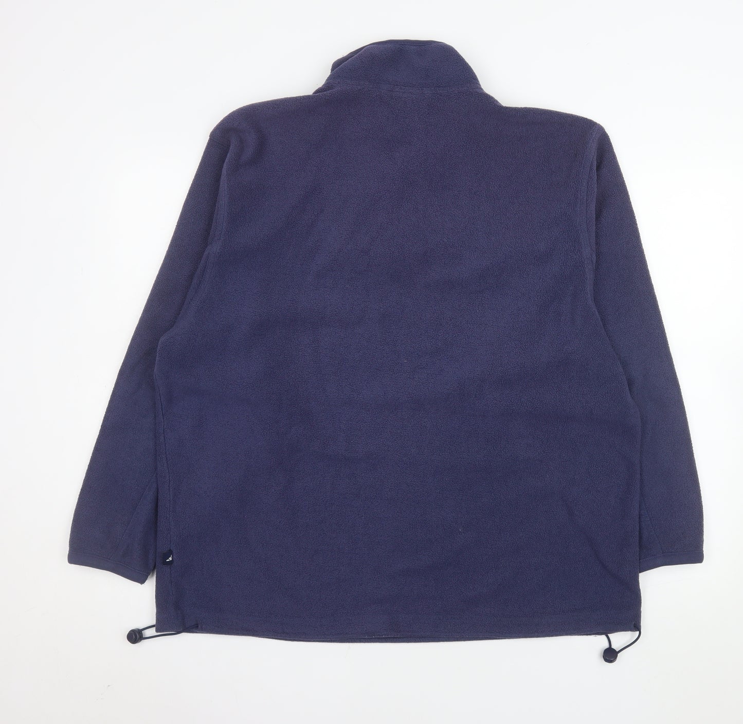 Adidas Men's Blue Fleece 1/2 Zip Pullover Sweatshirt Size L