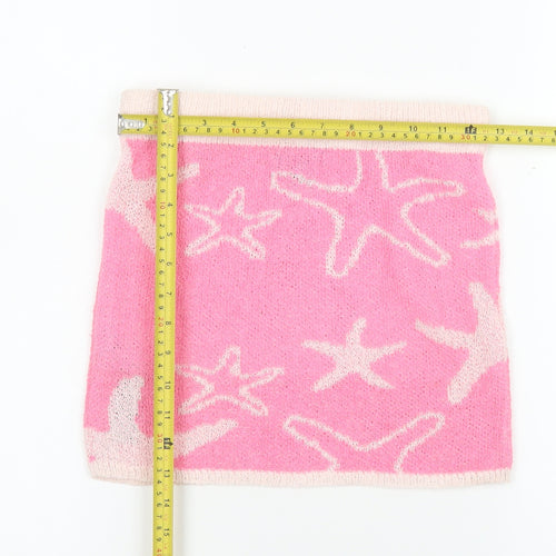 PrettyLittleThing Women’s Pink Knit Mini Skirt Size S Beach Style