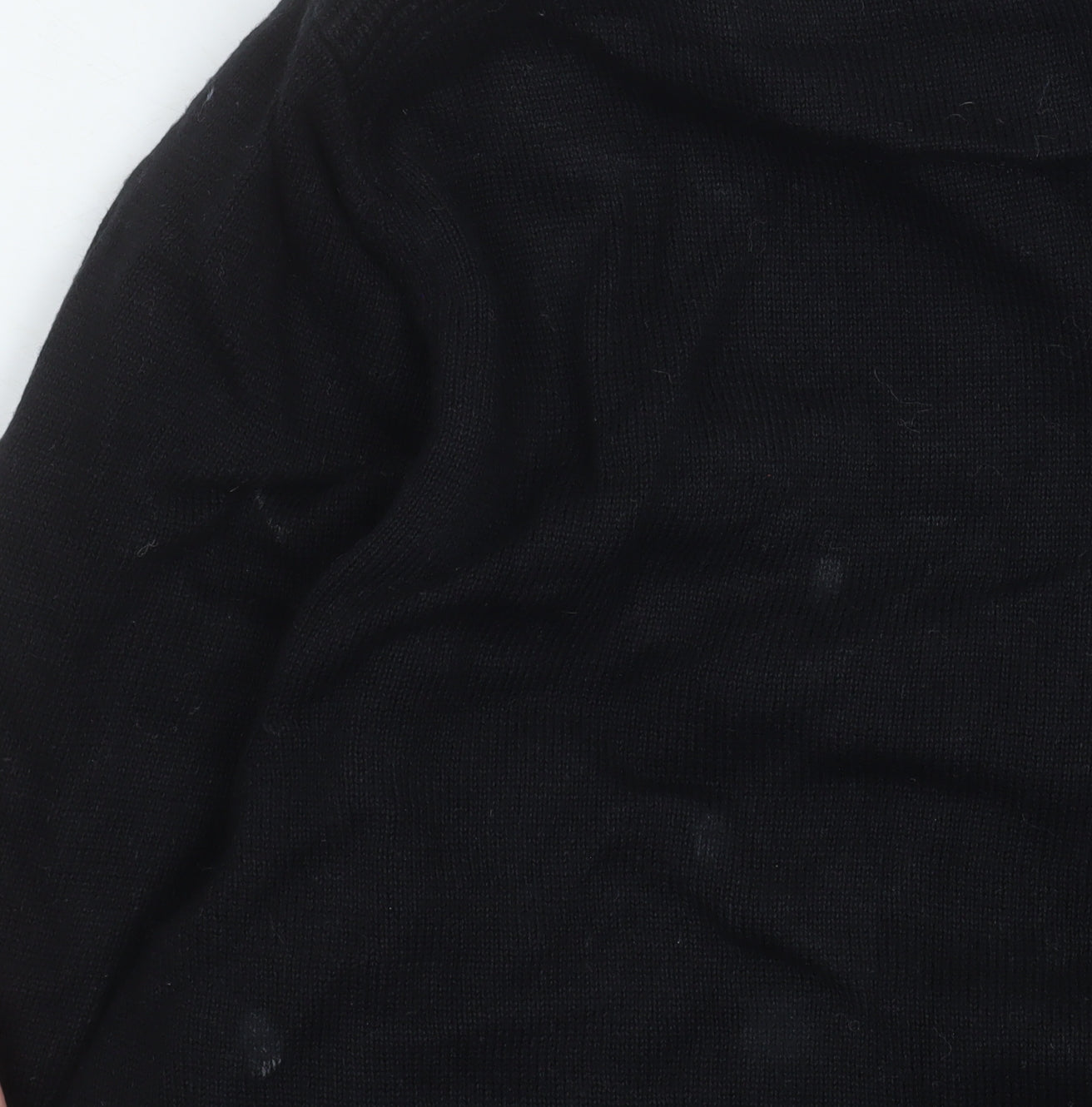 Threadbare Men's Black Cotton Full Zip Basic Jacket Size M