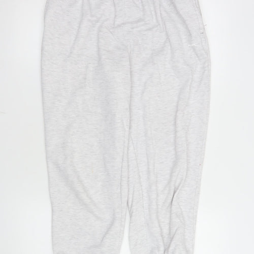 Slazenger Womens Grey Jogger Sweatpants Size 10 Elastic Waist Activewear
