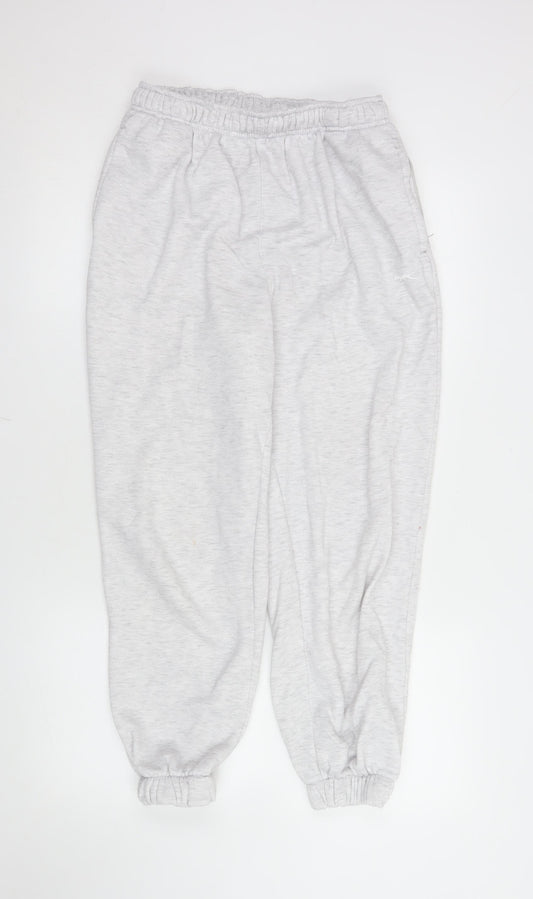 Slazenger Womens Grey Jogger Sweatpants Size 10 Elastic Waist Activewear
