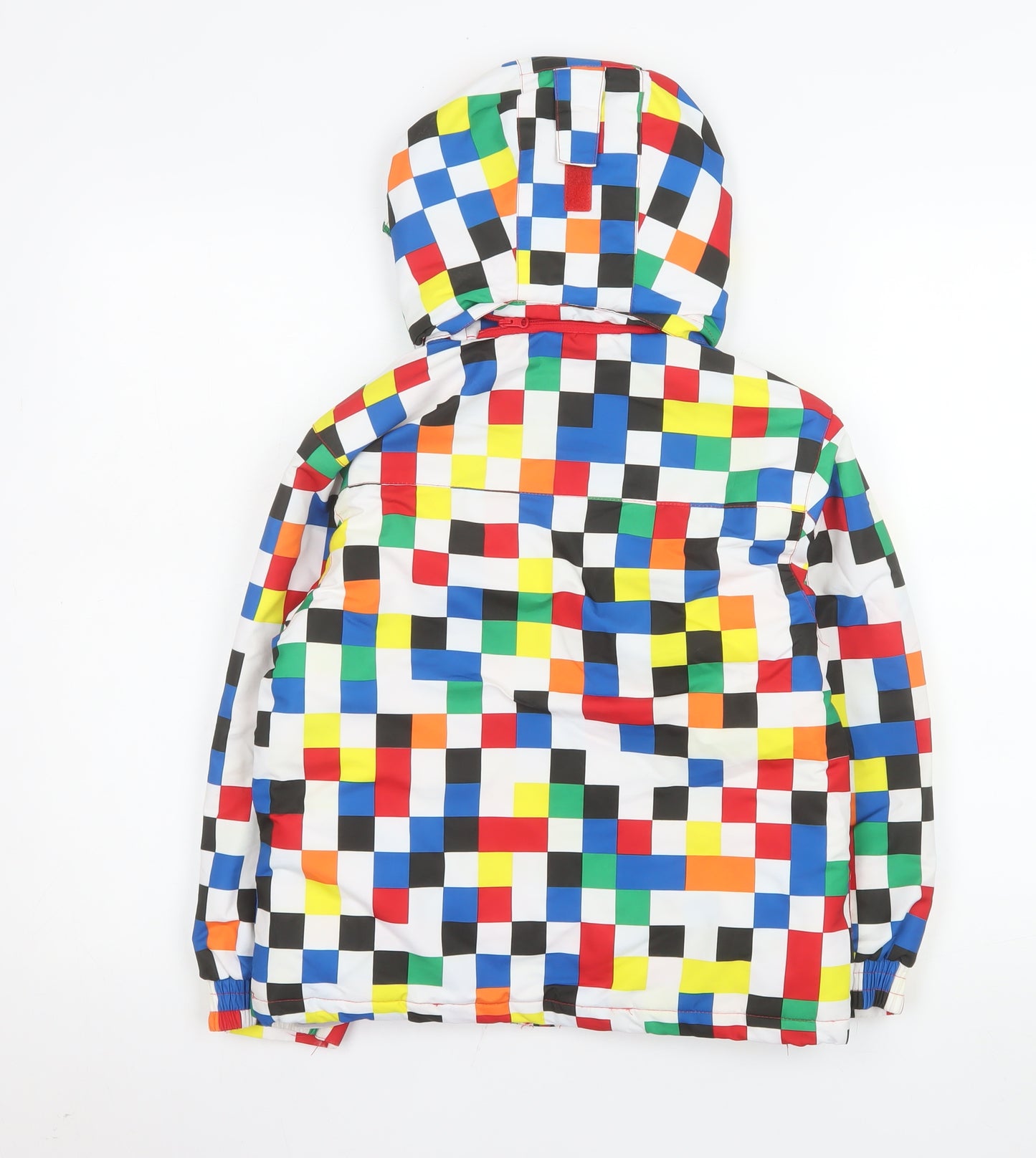 Mountain Warehouse Girls Multicoloured 7-8 Years Ski Jacket Waterproof Hooded