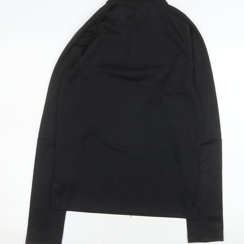 Adidas Men's Black XS Athletic 1/2 Zip Sports Sweatshirt