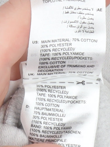 adidas Men Grey L Athletic Shorts with Pockets and 3-Stripes