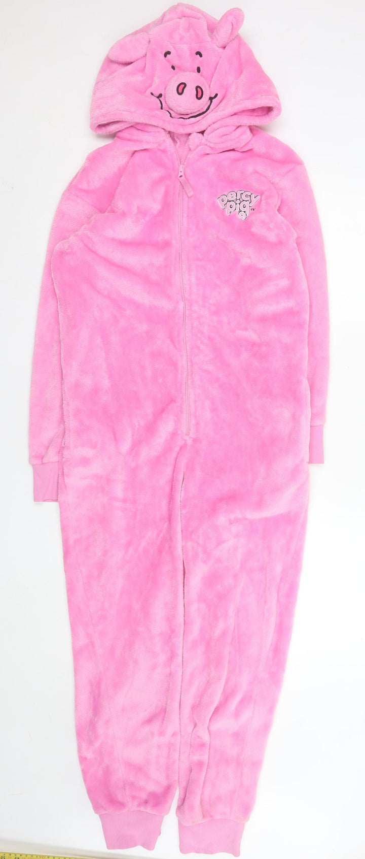 Marks and Spencer Women's Pink Percy Pig Fleece Onesie S Hooded Zip