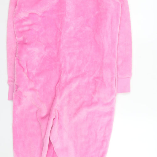 Marks and Spencer Women's Pink Percy Pig Fleece Onesie S Hooded Zip