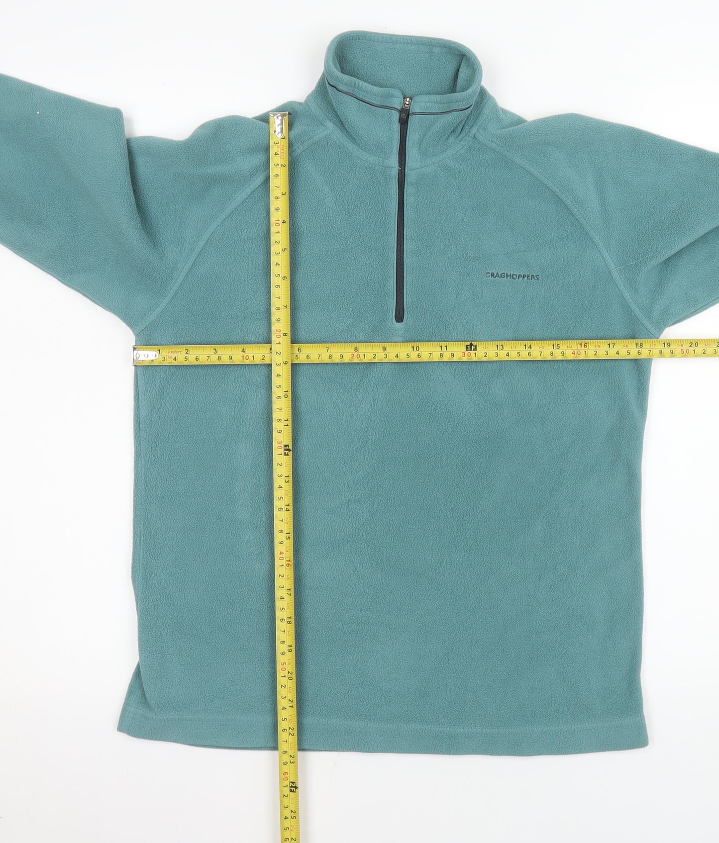 Craghoppers Women's Blue Fleece 1/2 Zip Pullover Sweatshirt UK 10