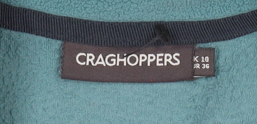 Craghoppers Women's Blue Fleece 1/2 Zip Pullover Sweatshirt UK 10