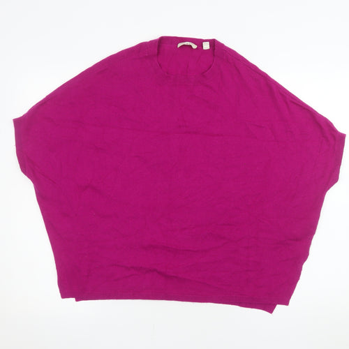 Ted Baker Women’s Purple Wool Blend Relaxed Fit Jumper Size 10