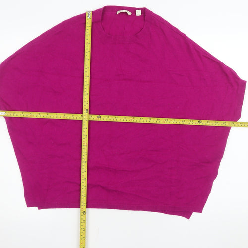 Ted Baker Women’s Purple Wool Blend Relaxed Fit Jumper Size 10