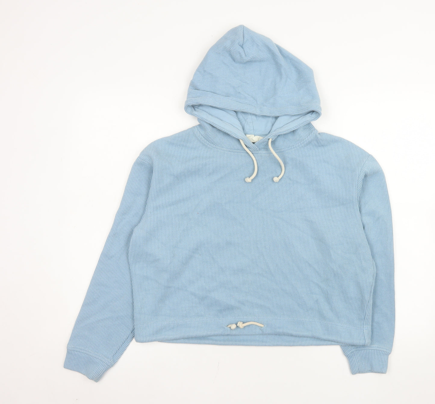 American Vintage Women Blue Pullover Hoodie Size S Cotton Blend