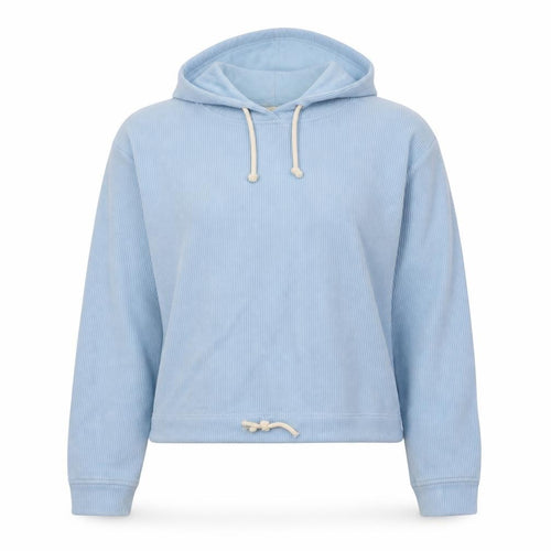 American Vintage Women Blue Pullover Hoodie Size S Cotton Blend