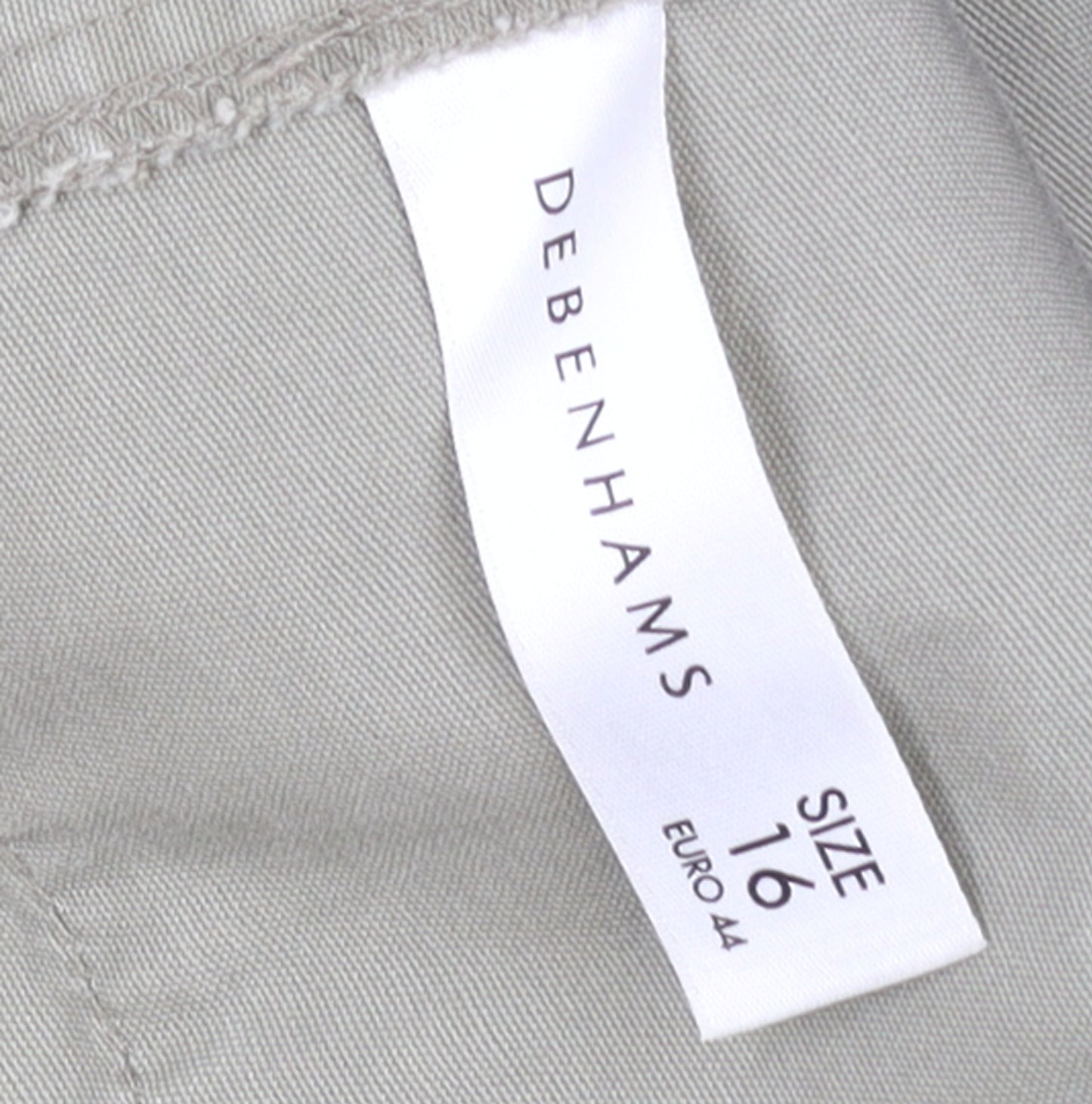 Casual Club Women Beige Cotton Blazer Size 16 Classic Work Jacket
