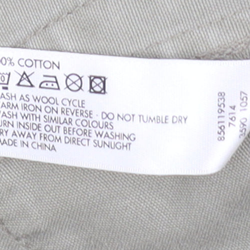 Casual Club Women Beige Cotton Blazer Size 16 Classic Work Jacket