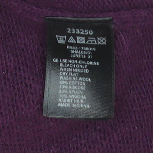 Monsoon Women’s Purple Long Sleeve Pullover Knit Jumper M